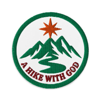 A Hike With God Trail Marker Patch