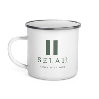 Outside Conversations Enamel Camp Mug